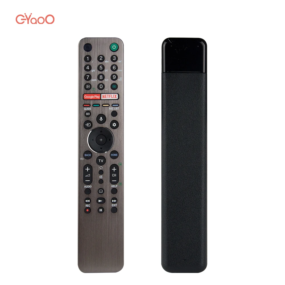 Podświetlenie Voice pilot do telewizora RMF-TX611E zamiennik dla Sony 4K HDTV RMF-TX600U KD-55XH9505 KD-75XH9505 RMF-TX621E ze stopu Aluminium
