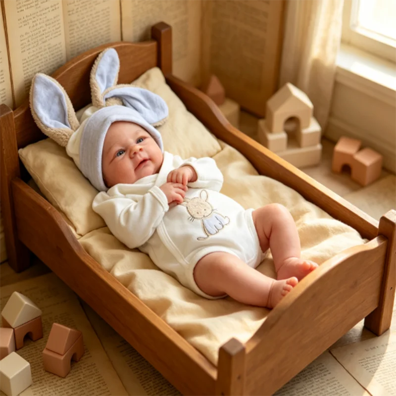 20 Inch Realistic Reborn Baby Dolls | Lifelike Reborn Baby, Handmade Collectible Gift with Accessories Set for Kids 3+, Pretend Play, Collecting, Cuddling