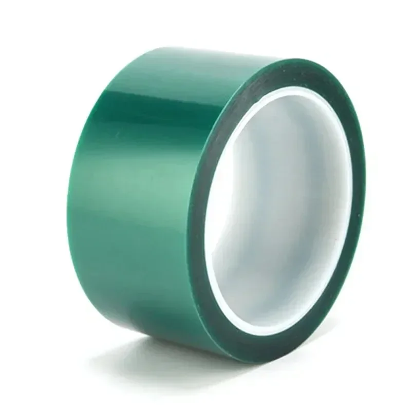 Latest Models Green Polyester High-Temperature Heat Masking Tape PET Silicone Coating for Painting Powder Coating Anodizing