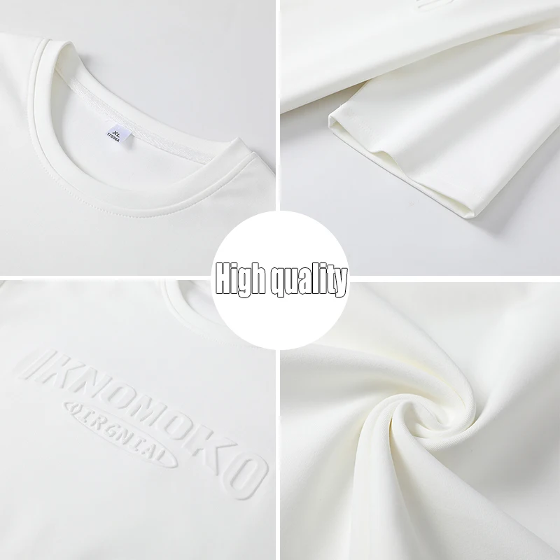 Summer Men's T-Shirt Retro Street Trendy Men's Loose Hip Hop Short Sleeve Casual Print Mens Streetwear Top Tees Fashion Male Top image 5
