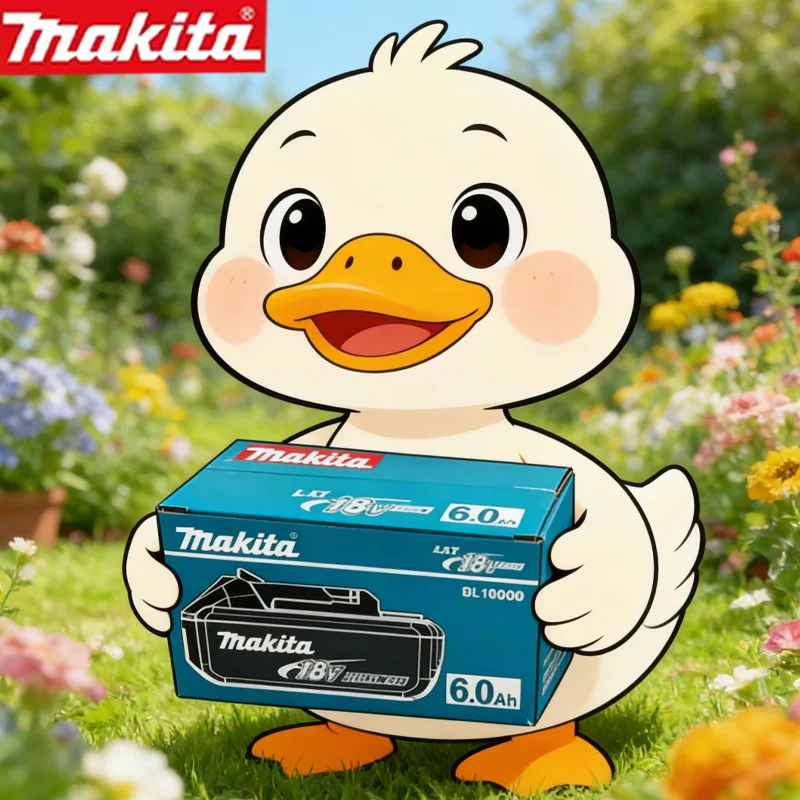 

100% Original Makita BL1860B 18V 6.0Ah Lithium Battery with BMS & LED Long Runtime for LXT Power Tools