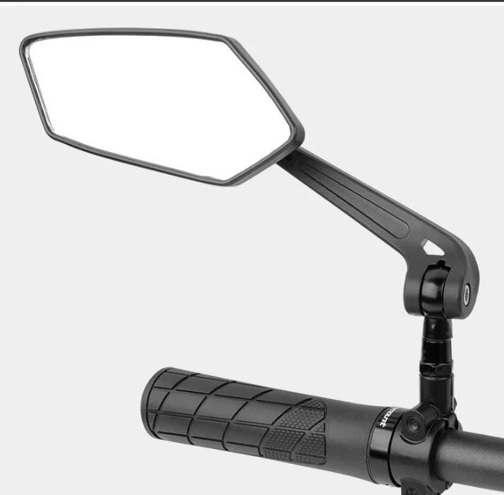 360 Rotation Bicycle Rearview Mirror Mountain Bike Reflective Durable Safety Flat Reversing Mirror For Outdoor Riding.