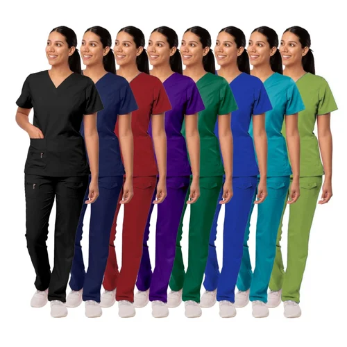 Nuevos uniformes quirúrgicos para mujer, ropa de trabajo médica, conjuntos de Top y pantalones, traje médico clínico, ropa para médico, uniforme para enfermería