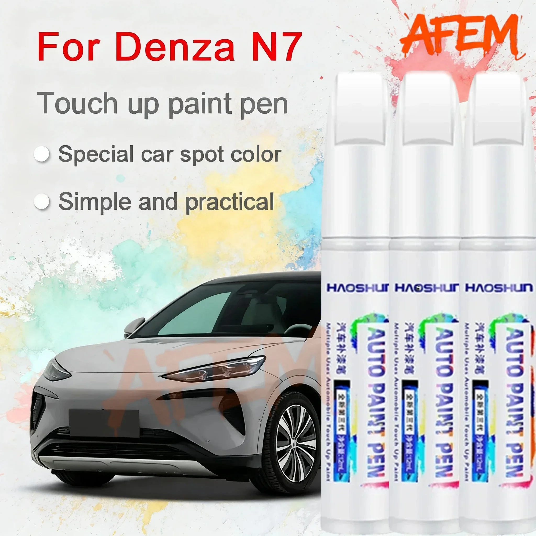 

For Denza N7 Car Paint Surface Repair Paint Pen To Increase Gloss Varnish Scratch Removal Repair Tool Thrombin Black Haze Blue