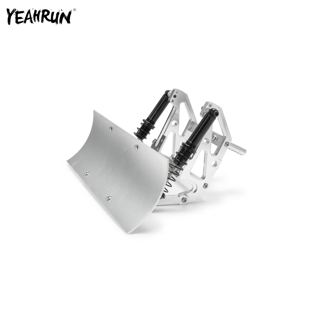 

YEAHRUN Metal Blade Snow Plow Snow Shovel For 1/10 RC Crawler Axial SCX10 90027 90028 90046 90047 TRX4 Decoration Parts