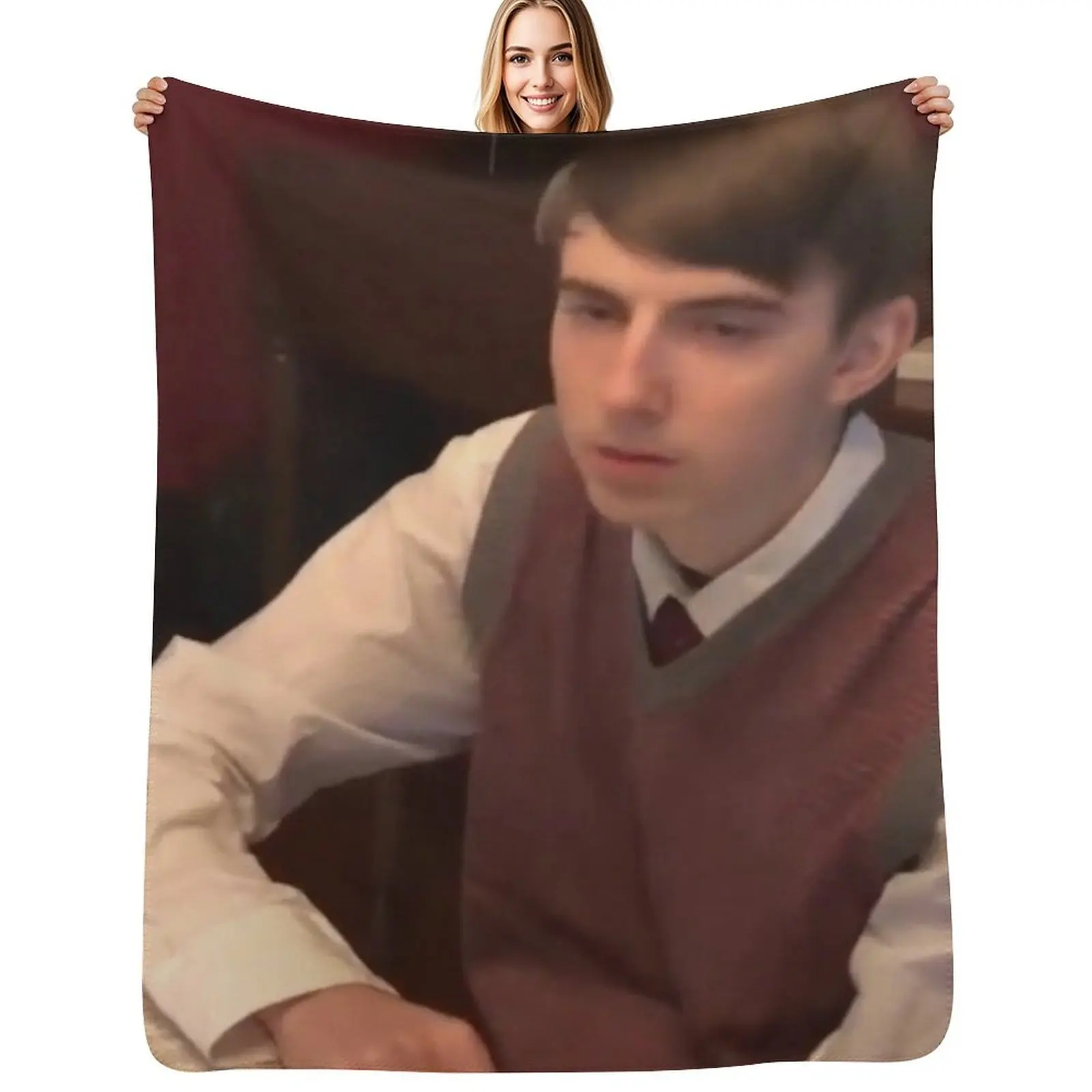 

Bruh.jpg V2 Throw Blanket Personalized Gift valentine gift ideas funny gift Warm Blankets