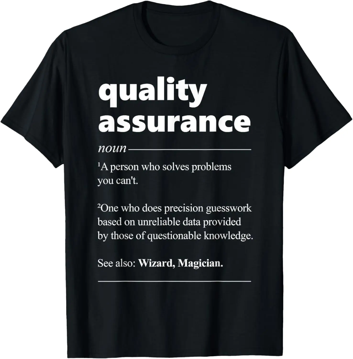 

Футболка инженера QA Manager Quality Assurance Definition