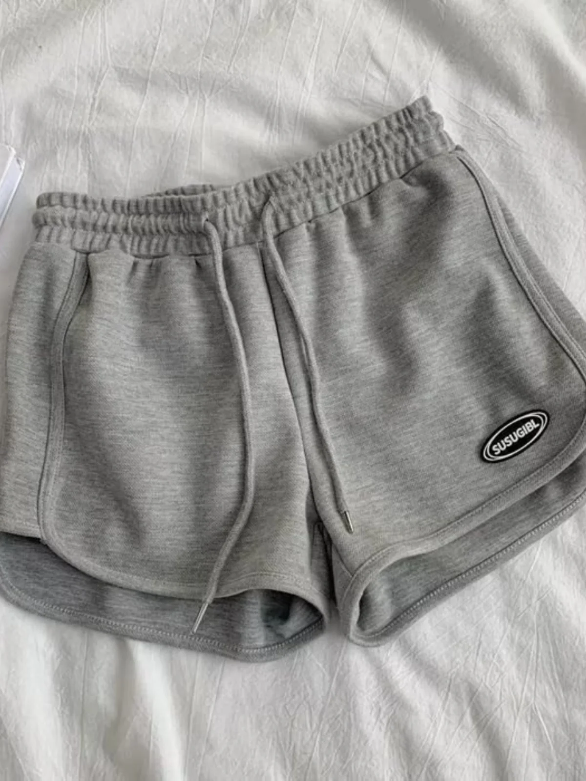 Męskie spodnie do biegania z jedwabiu lodowego, długość 3/4, wygodne spodnie domowe, sportowe, z niskim stanem.