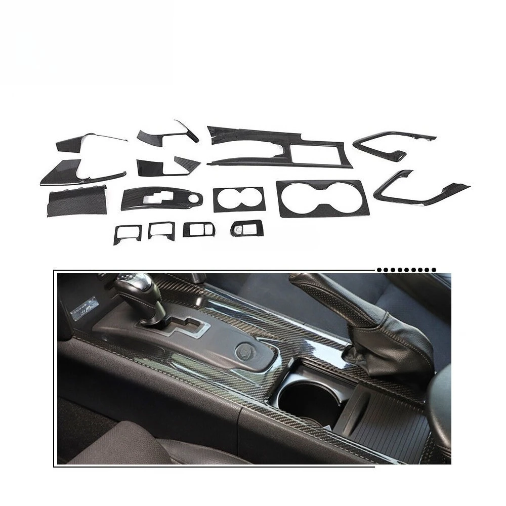 

2 Door 2009-2015 Dry Carbon Fiber 15PCS Interior Cover Panel