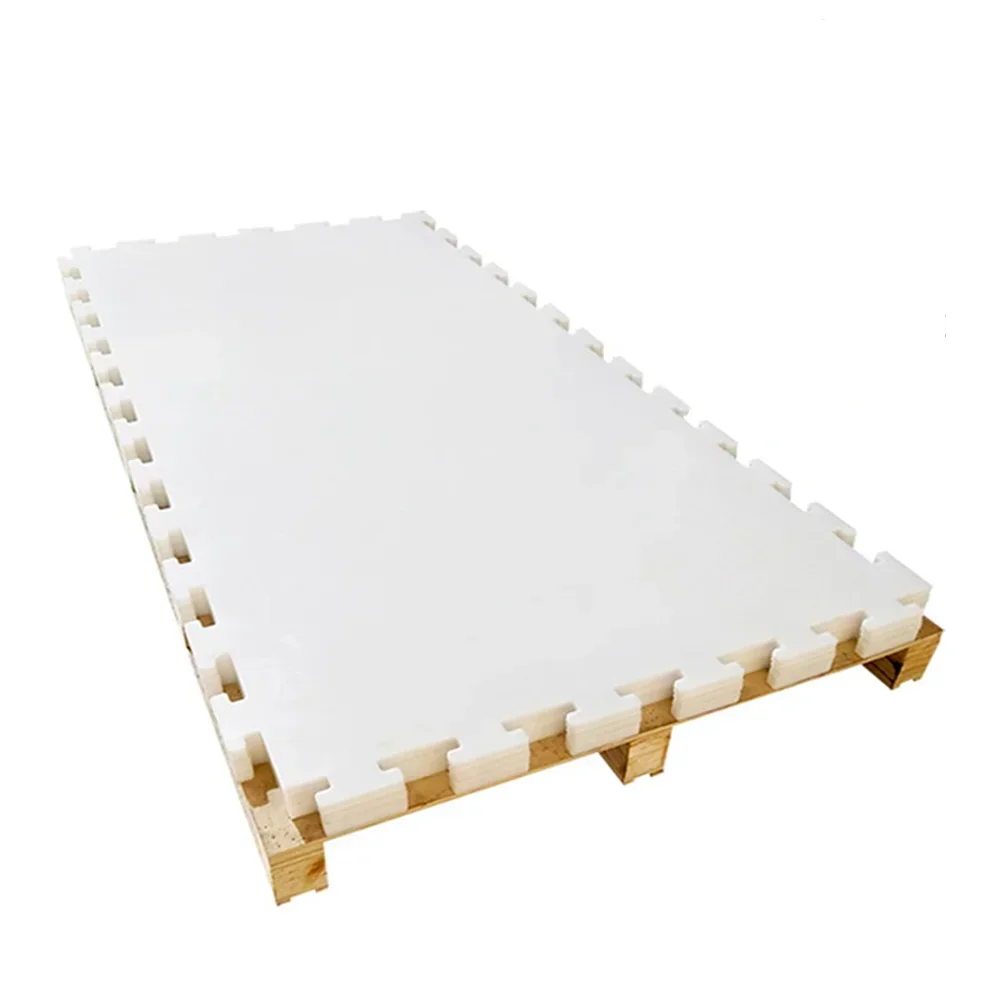 Portable Size Customized White Hockey Synthetic Ice Rink Plastic Skating Panel