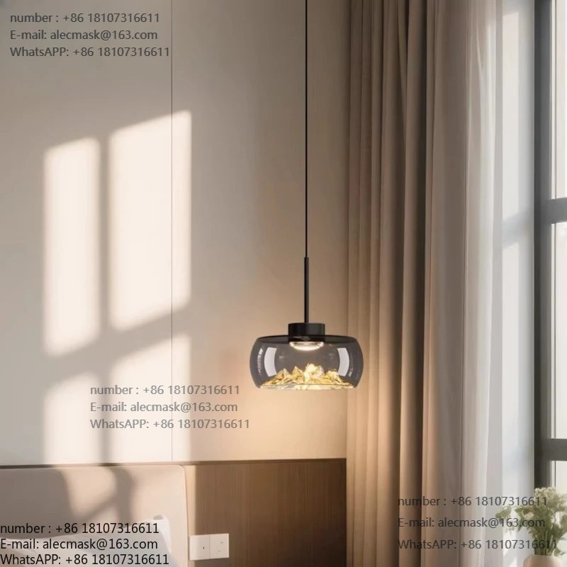 

Bedside chandelier can be lifted and lowered entrance bar small chandelier master bedroom eye protection