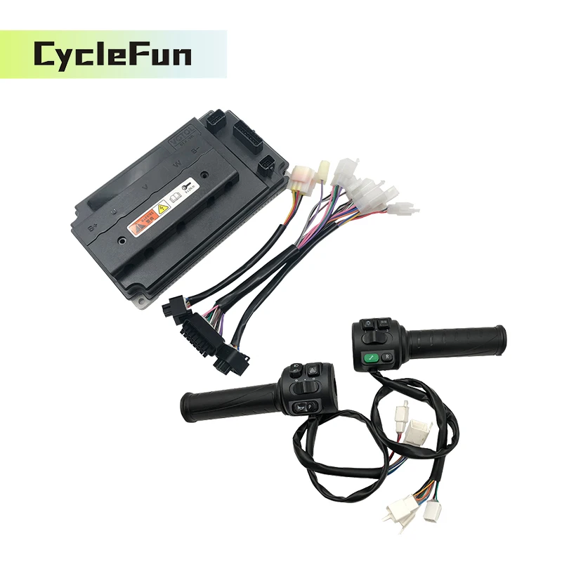 

Синусоидальный контроллер Votol EM70 70A DC FOC для двигателя среднего привода QS 1kw 2kw с дроссельной заслонкой T08 для двигателя среднего привода QS или мотор-концентратора