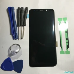 Super AMOLED Screen For Samsung Galaxy S8 G950F G950A G950FD Black Spot Lcd Display Touch Screen Digitizer