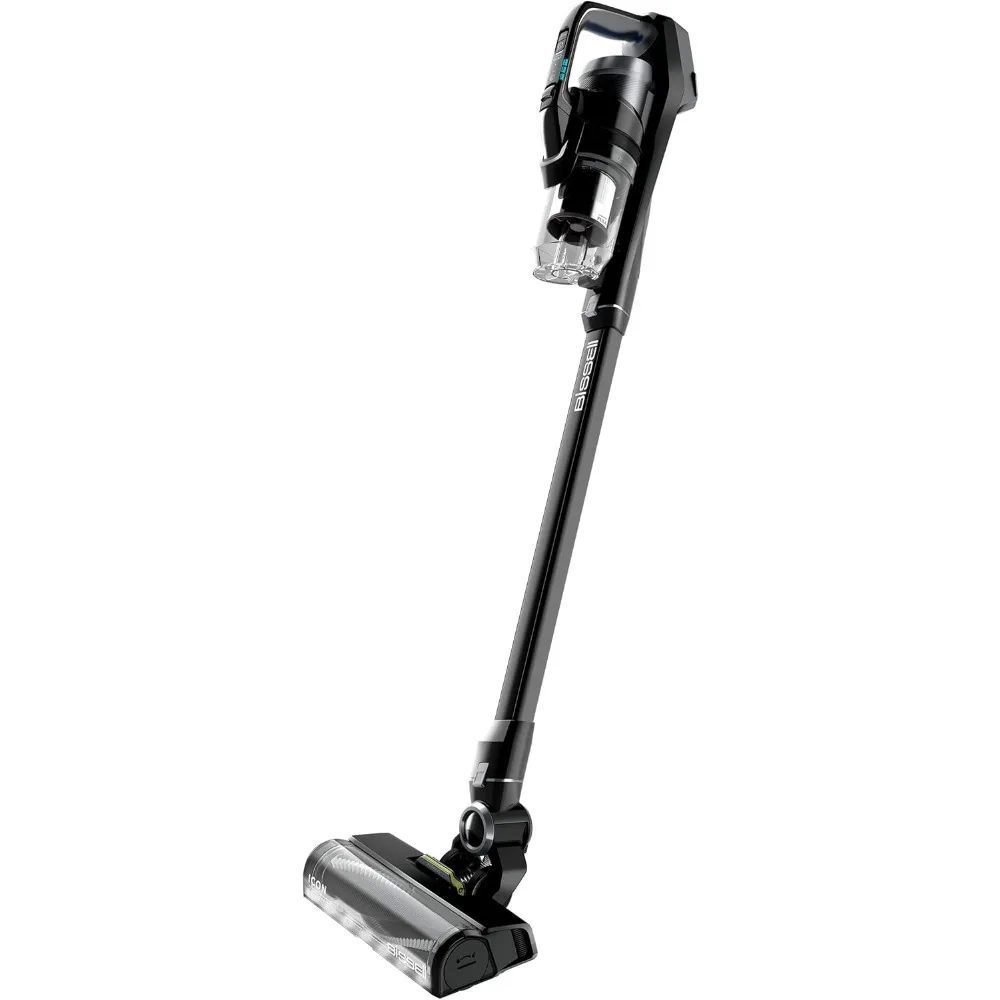 Vacuum with Powerful Turbo Boost Suction, Tangle Free Brush Roll, & Parking Break, LED Crevice + Dusting Brush Tool