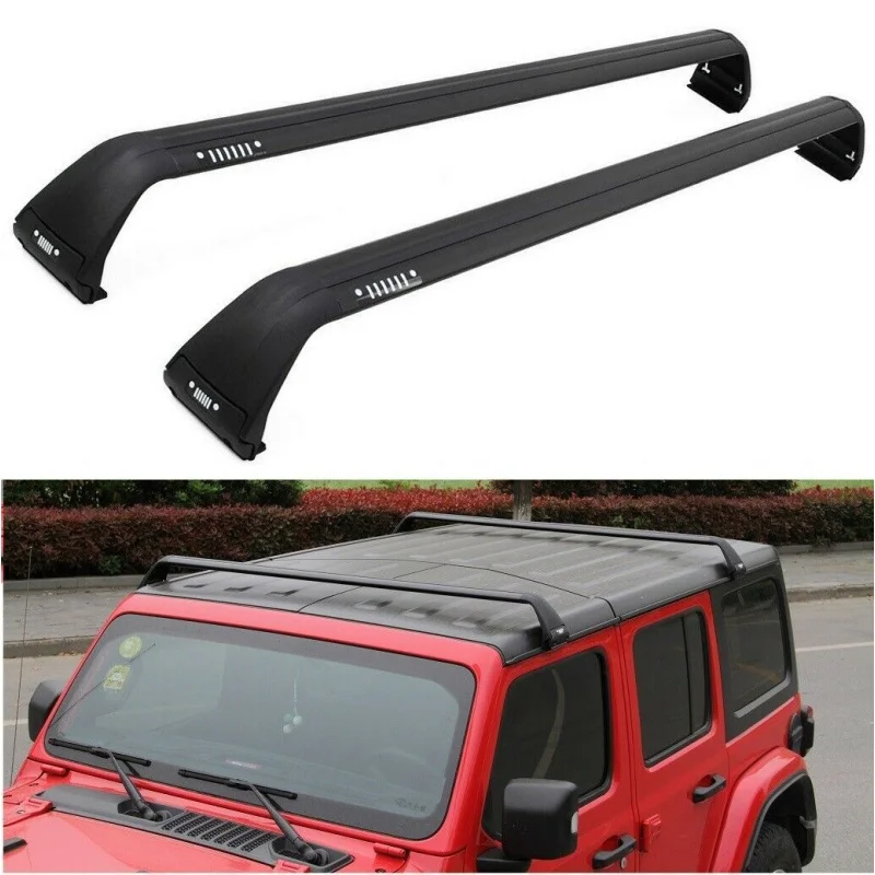 

Suitable JK JT JL Dedicated Track Roof Crossbar Luggage Rack