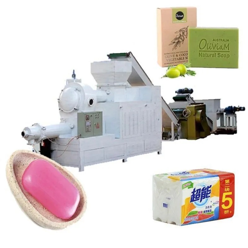 Complete Full Automatic Laundry Toilet Bar Soap Making Machine Small Soap Making Machine Laundry Soap Making Production Line