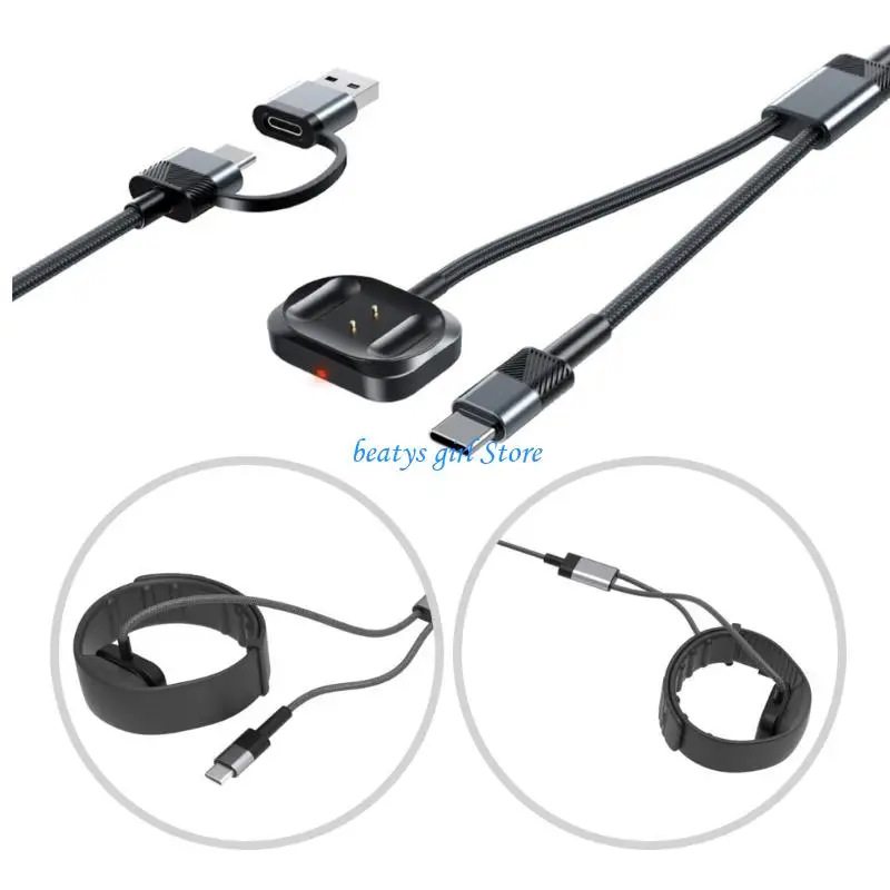 C7AB Type C Power Cord for Glasses Charging Case, 120cm Reach