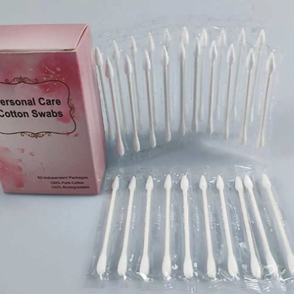 150-cotonetes-premium-de-ponta-Unica-altamente-absorventes-com-cabo-de-madeira-seguros-para-limpeza-de-rosto-corpo-poeira-e-maquiagem-em-viagens