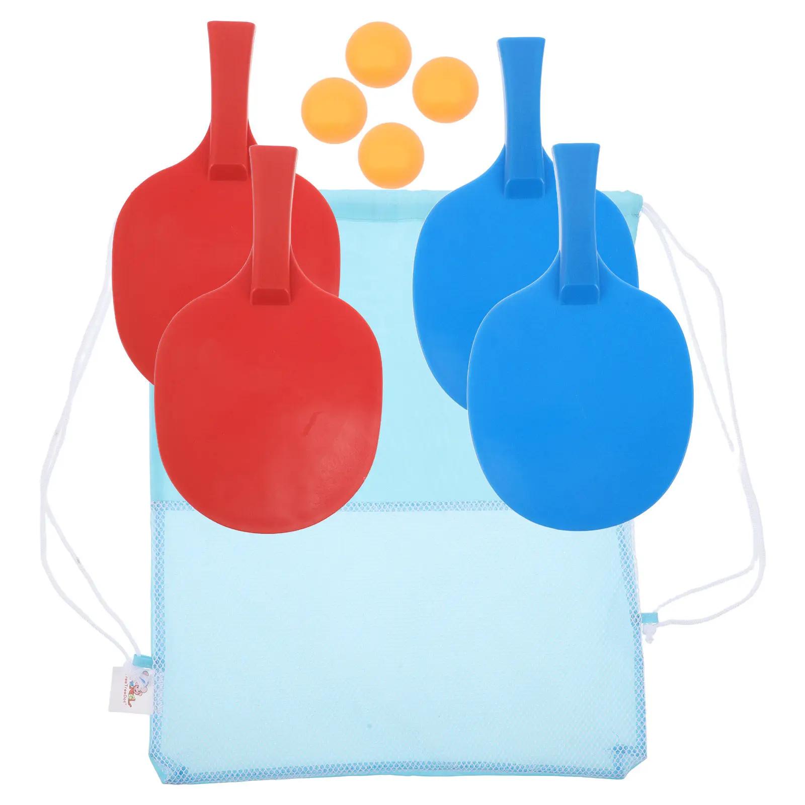 

1Set Kids Table Tennis Paddle Set Lightweight Ergonomic Racket for Toddlers Beginners Sturdy Thickened Design Hand Eye