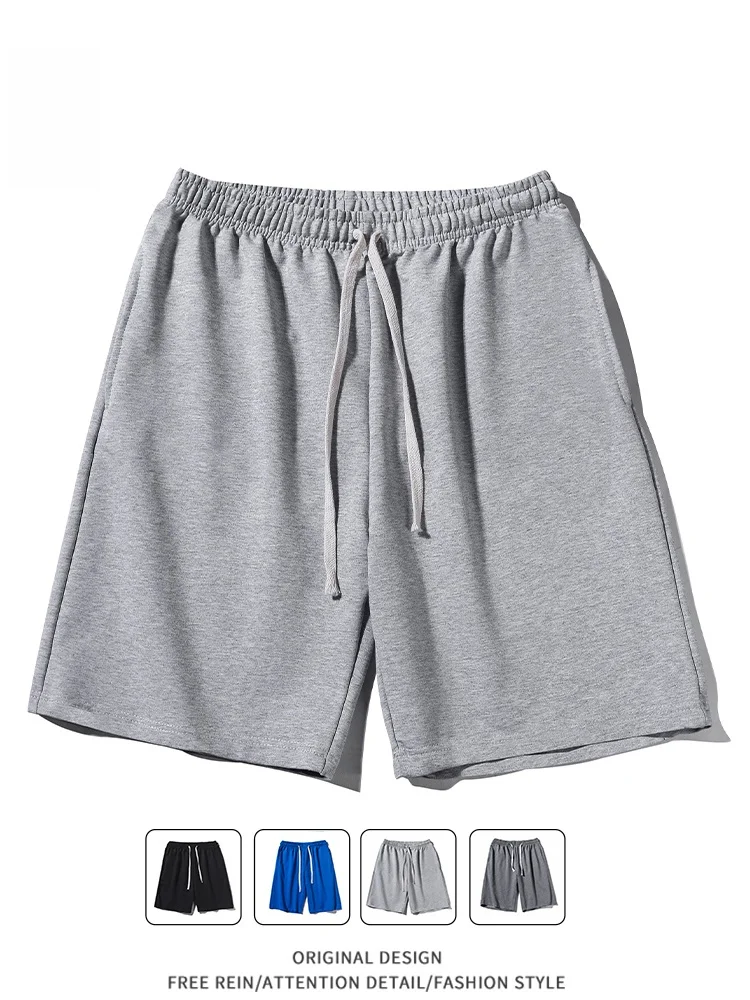 

Свободные баскетбольные мужские повседневные брюки для бега, молодежная летняя верхняя одежда, спортивные штаны длиной пять четвертей, прямая посадка