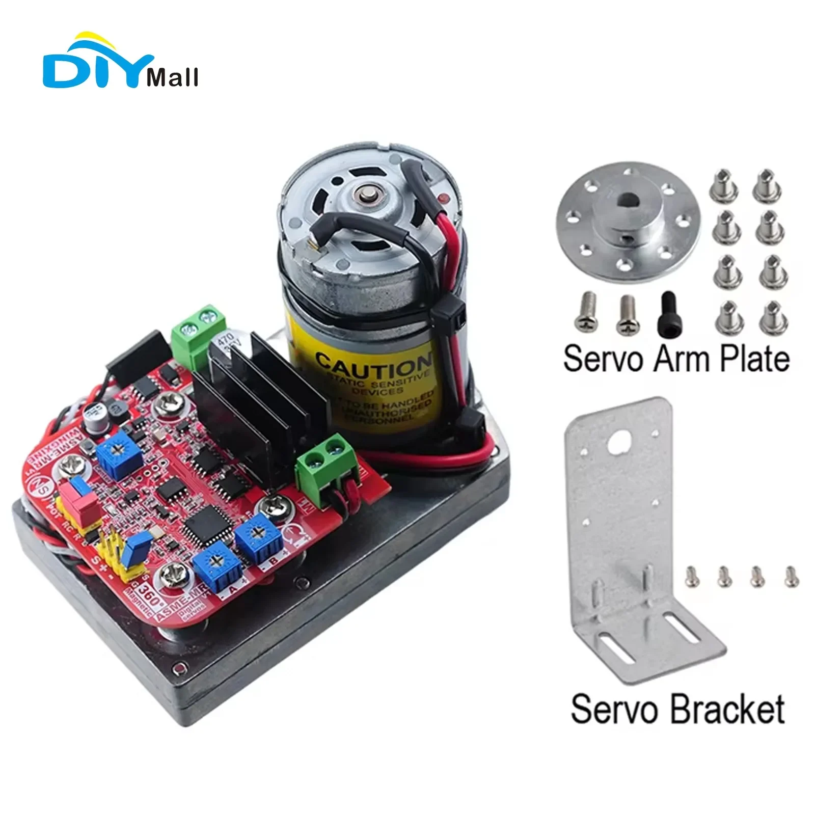 

ASME-MRA 110 кг.см Сервопривод с высоким крутящим моментом Магнитный энкодер 360-градусный цифровой сервопривод для камеры управления клапаном робота PTZ