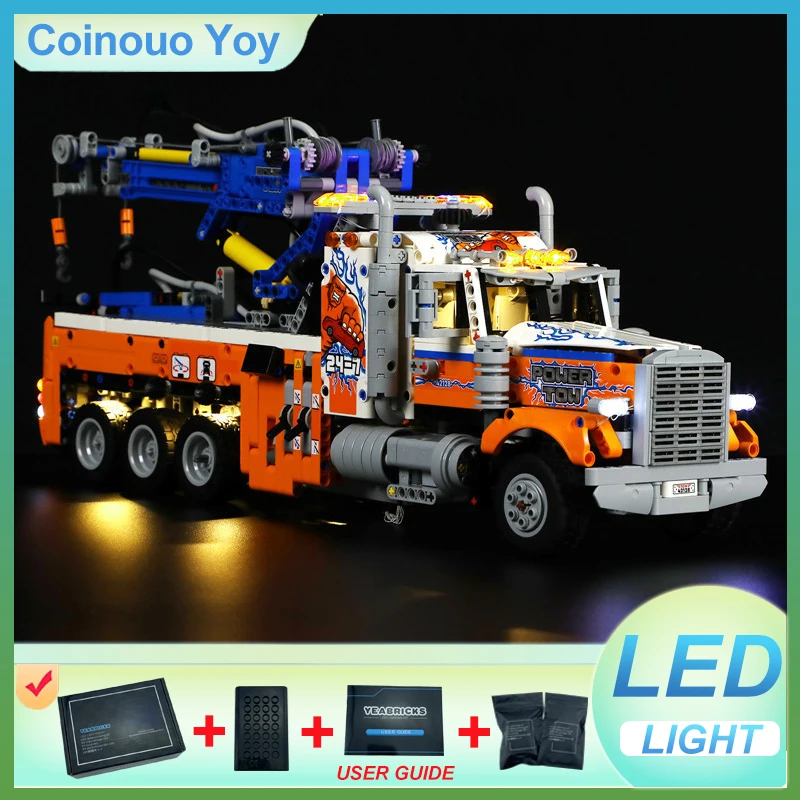 

LIGHT For LEGO 42128 Heavy-Duty Tow Truck Block DIY Toy (NO Blocks Model,Only LED Light) Light Set Kid Gift