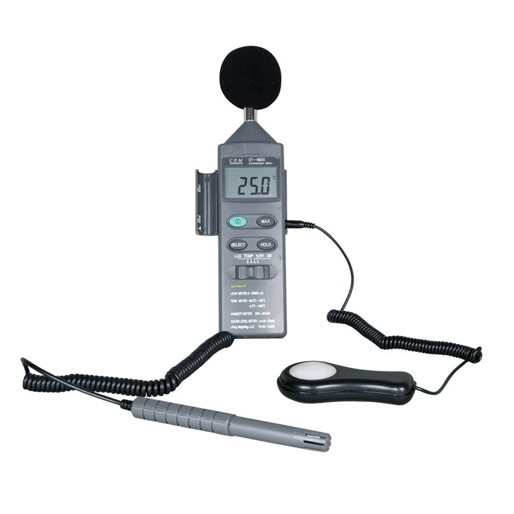 CEM DT-8820 4 in 1 Digital Multifunction Environment Meter LCD Display