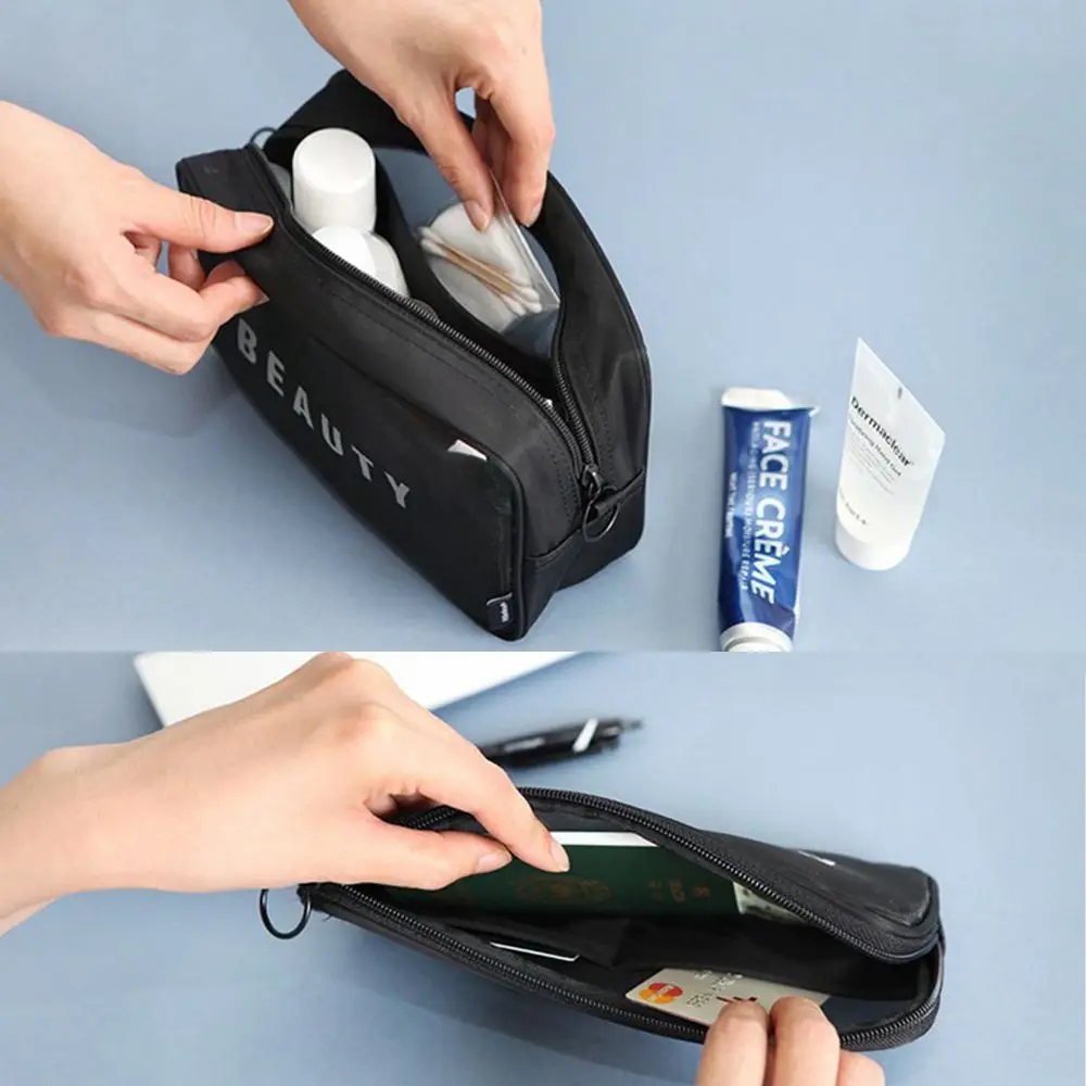 Portable For Women Wash Pouch Zipper Handbags Toiletry Pouch Bathing Bags Storage Bags Cosmetic Pouch Makeup Bags