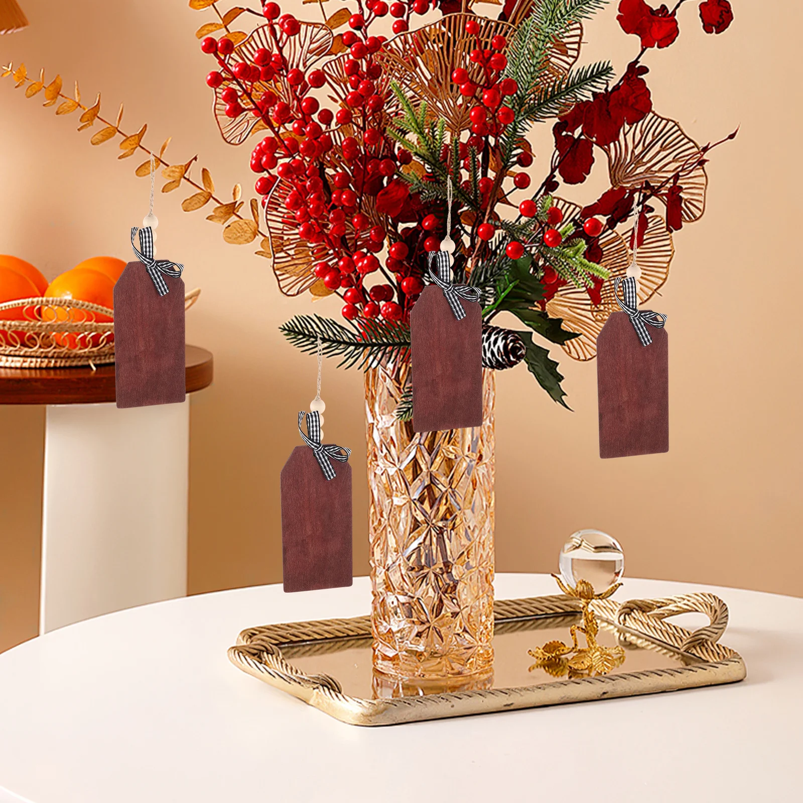 

12Pcs Rustic Wood Cut Outs Bundle Decorative Wooden Shapes Blank Tags for DIY Painting Craft Projects Home Party Decor