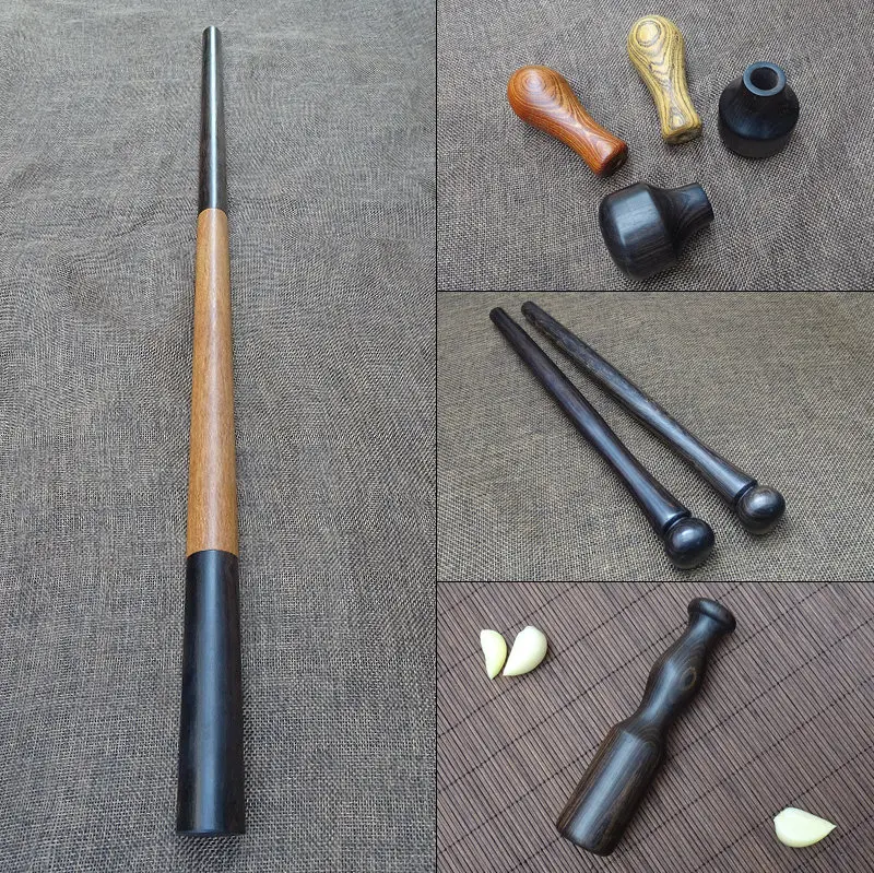 Custom Hardwood Cylindrical Wooden Rod Handle Blank for Fishing Rod Knife Handle Drumstick DIY Craft Woodturning Lathe Project
