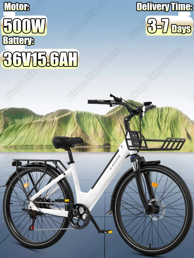 AliExpress NONE E-BYCCO V1 E-bike Adult 500W Brushless Motor 36V15.6AH Lithium Battery Electric Bicycle Aluminum Alloy 28inch Tire Electric Bike