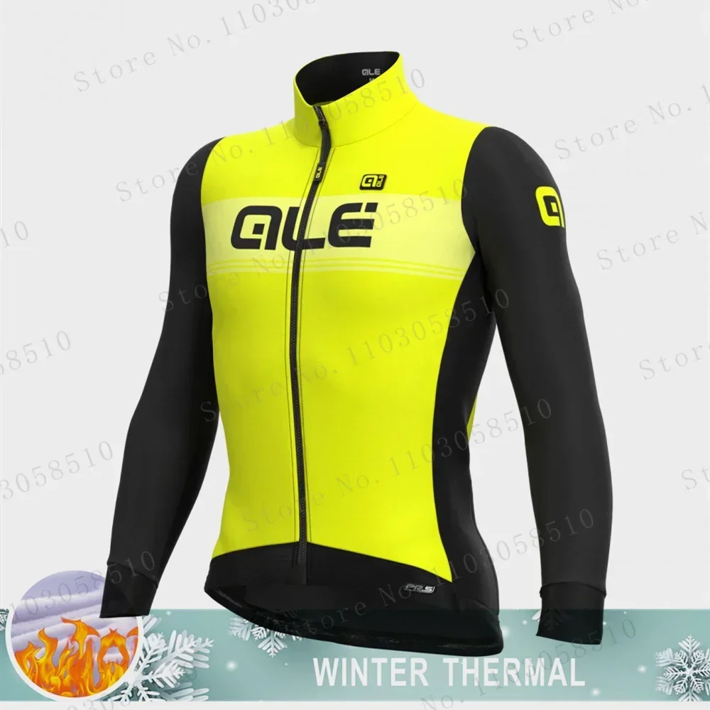 AIE Winter Cycling Jacket Outdoor Warm Coat MTB Road Bike Jersey Long Sleeve Weatherproof Windbreaker Fleece Cycling Jacket