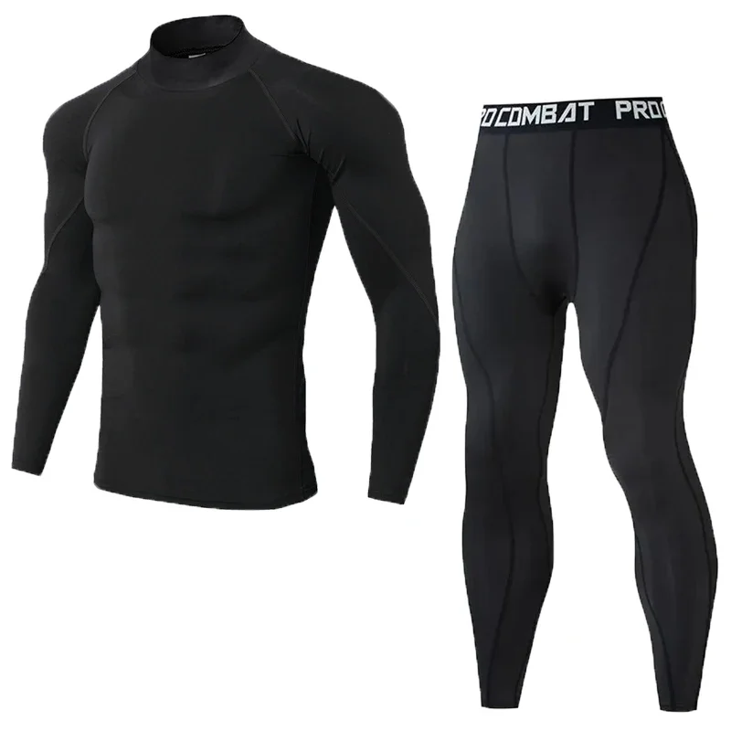 

Ensemble de Compression pour hommes, vêtements de Sport, combinaisons de Fitness, entraînement, Jogging, collants, vêtements