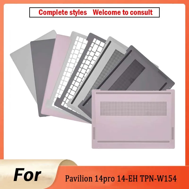 New Top Case For Pavilion 14pro 14-EH TPN-W154 Laptop LCD Screen Back Cover Palmrest Keyboard Upper Top  Lower Bottom Case