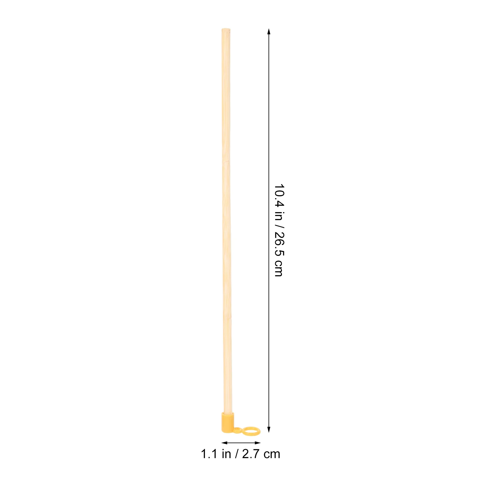 35 Pcs Paper Lantern Handle Wooden Pole Child Solar Lights Bulb Abs Handheld Stick