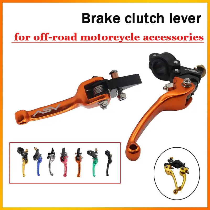 Motorcycle Aluminum Folding ASV universal Retractable Brake Clutch Brake Lever Suitable for Off-Road Motorcycle Pit Dirt