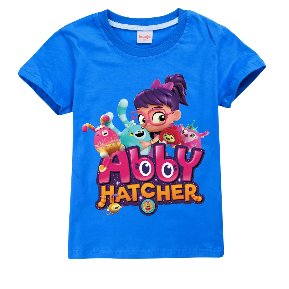 소년 소녀 Abby Hatcher 3D 인쇄 T 셔츠 어린이 만화 Tshirts 어린이 애니메이션 T-셔츠 여름 유아 티셔츠 Camiseta Infantil