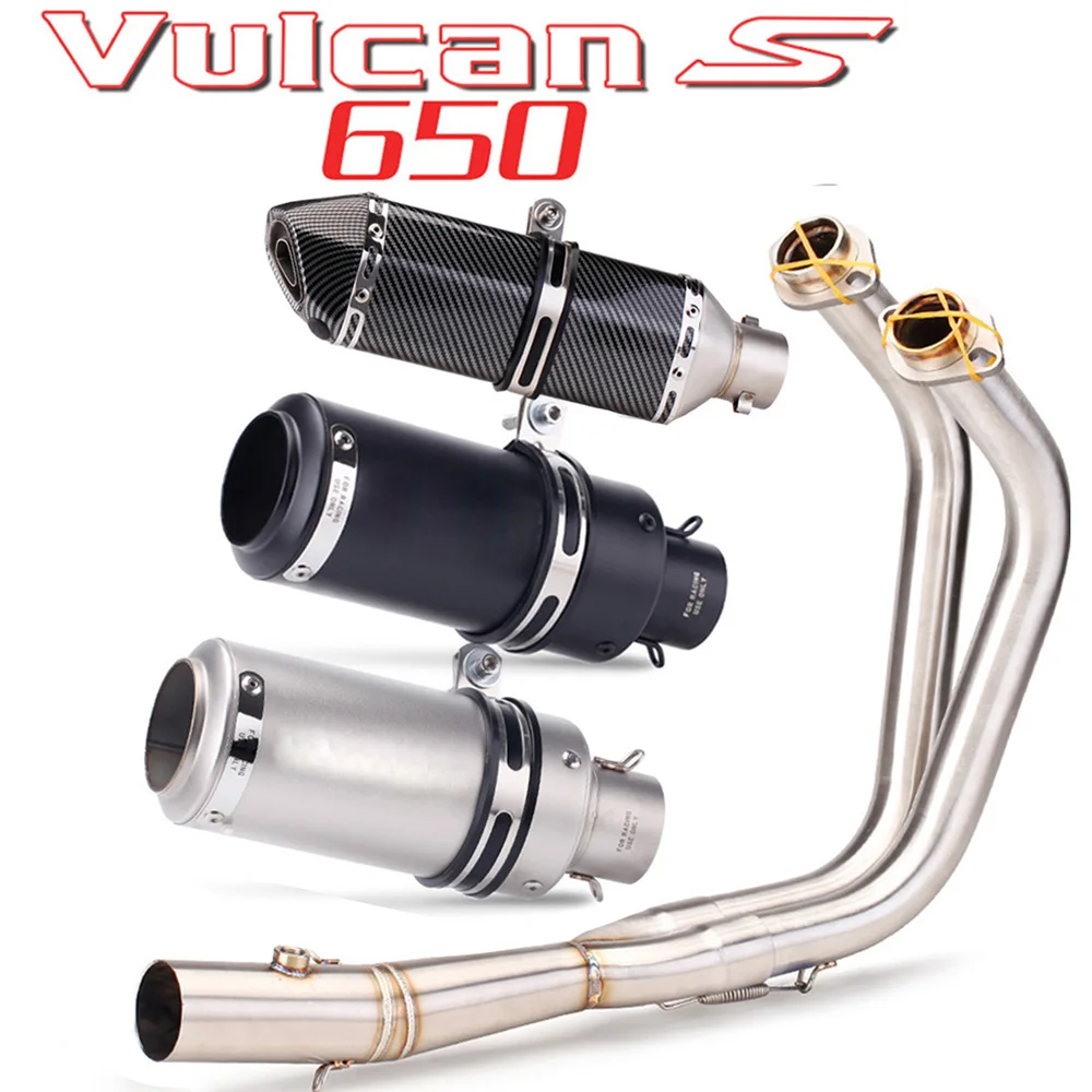 

Полные системы выхлопной системы мотоцикла, передняя труба из нержавеющей стали для Kawasaki Vulcan S650 650s VN650 EN650