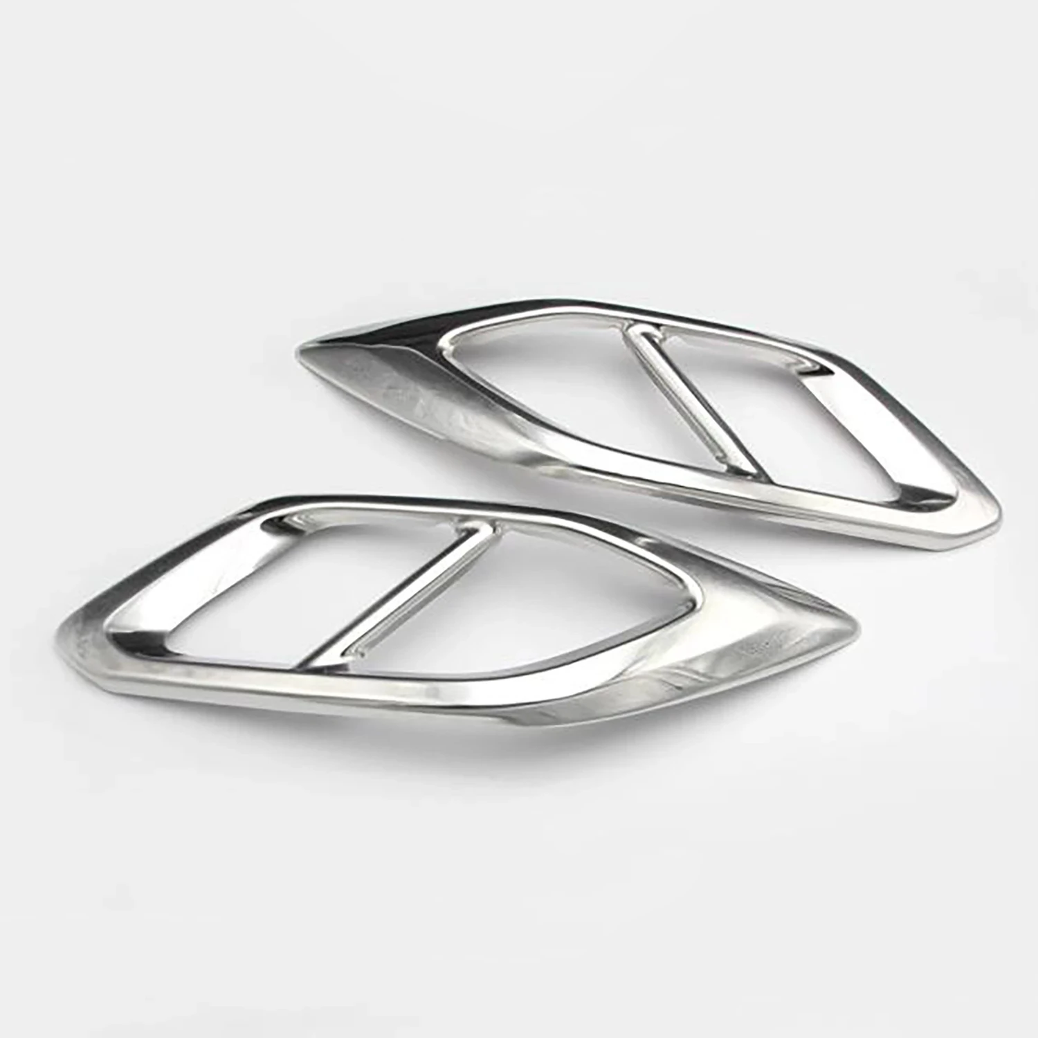 For LEXUS RX 200T 350 450H 450HL 2016-2022 ABS Chrome Rear Exhaust Muffler Tail End Pipe Cover Trim Auto Accessories