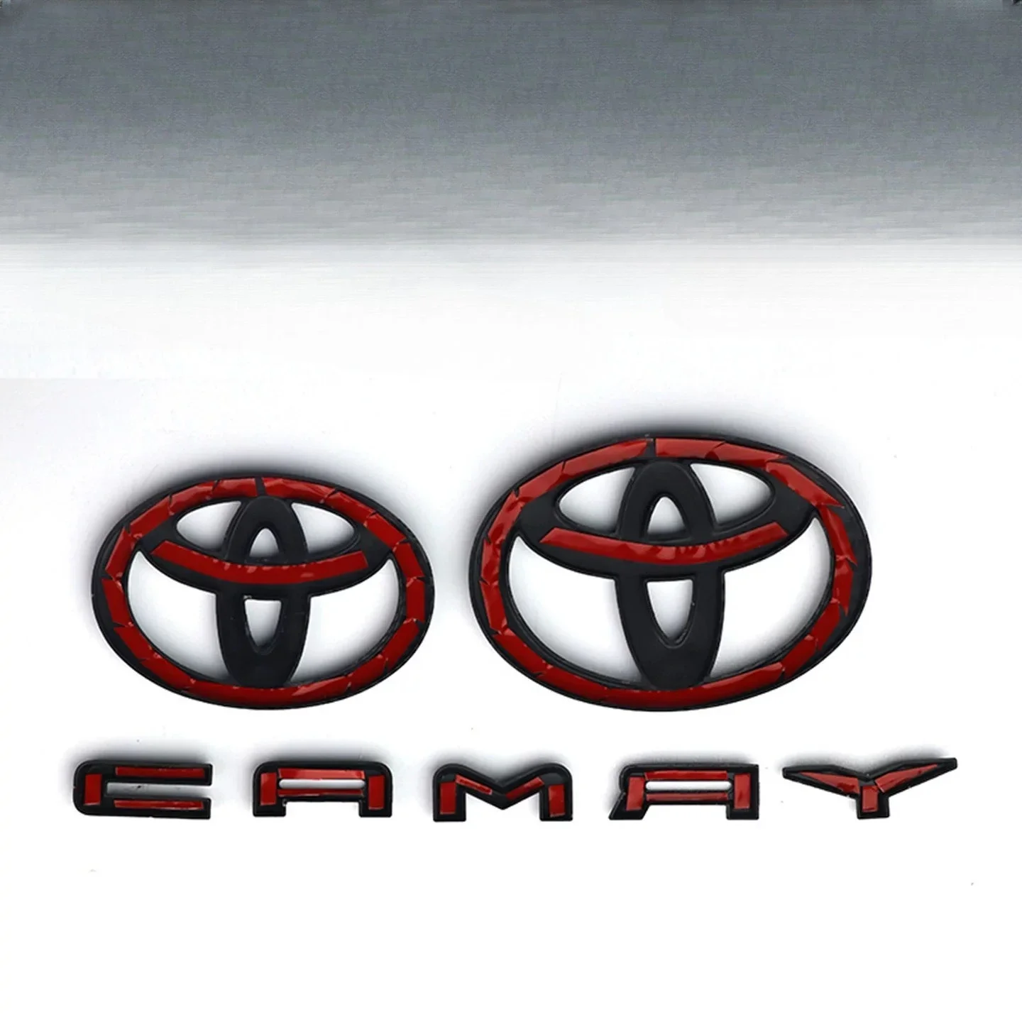3pc piece set/set hood badge trunk badge suitable for 2024 2025 9th generation Toyota Camry lettering cover modification