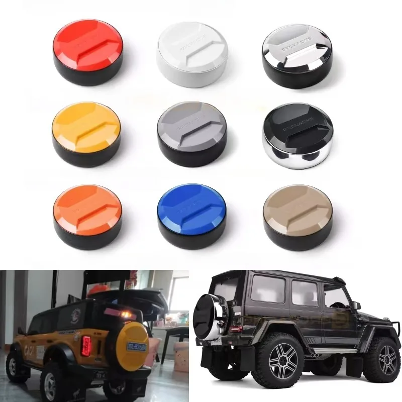 

Simulated spare wheel cover decoration for 1/10 RC Crawler Car AXIAL SCX10 TRX-4 Defender RC4WD D90 D100 Tank 300 TRX6 G63 Parts