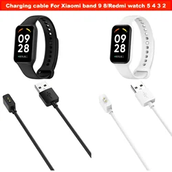 USB Charger For Xiaomi smart band 10 9 8 NFC 9 8 pro Active adapter For redmi watch 5 4 3 2 active lite watch Charging cable