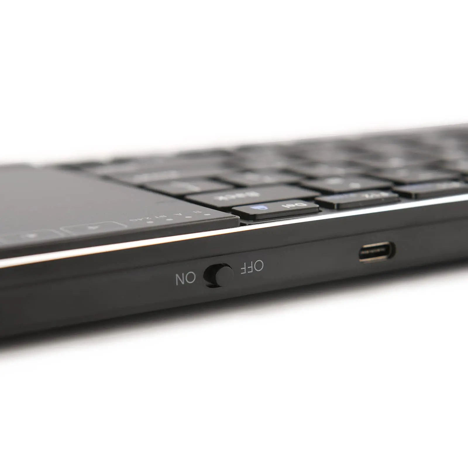 Rii-miniteclado inalámbrico K22S con Bluetooth, teclado recargable con panel táctil multitáctil, Compatible con PC, Mac, portátil y Windows