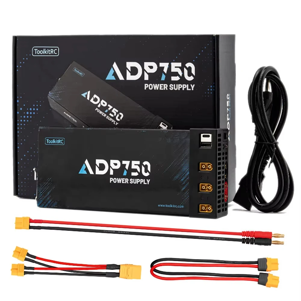 ToolkitRC ADP750 750W XT90 XT60 出力 12V 30A AC 入力 100V-240V 電源アダプター ToolkitRC バッテリー充電器用