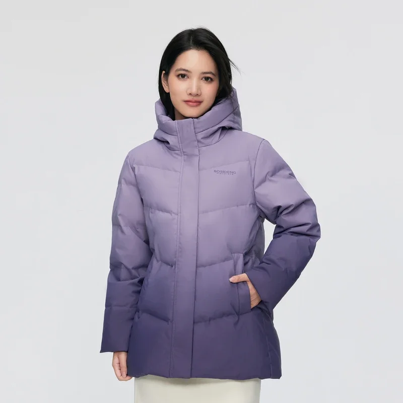 

BOSIDENG 2024, новый пуховик для женщин, теплая зимняя куртка, зимняя утепленная теплая куртка