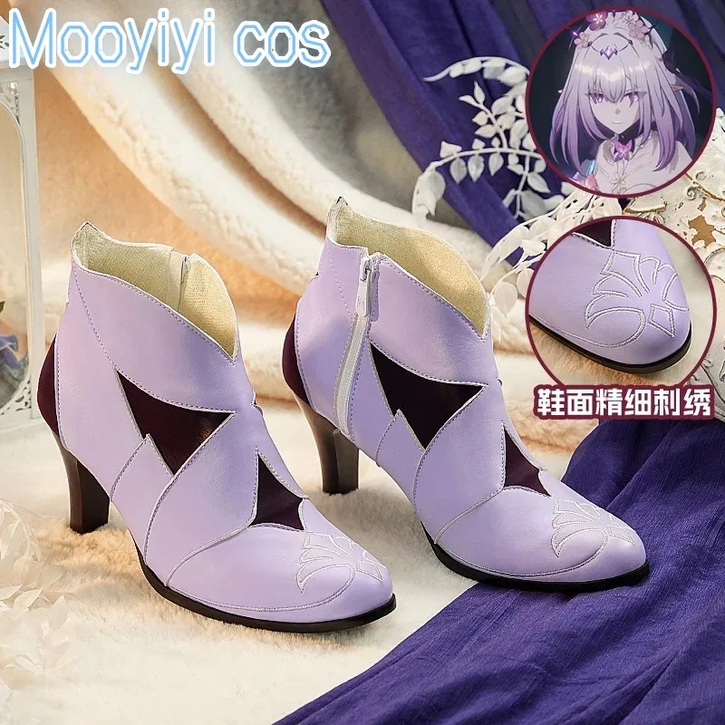 

New Honkai Star Rail Castorice Cosplay Shoes Halloween Christmas Role Playing Party Comic Exhibition Game Anime Mooyiyi 36-39