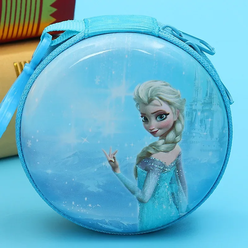 Disney cartoon Frozen children Coin Purse Elsa princess headphone storage box key case girls and boys  gift