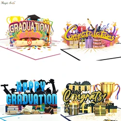 Pop Up Congrats Card, Graduation Card, Congratulations Card, 3D Greeting Card for Business High School College University