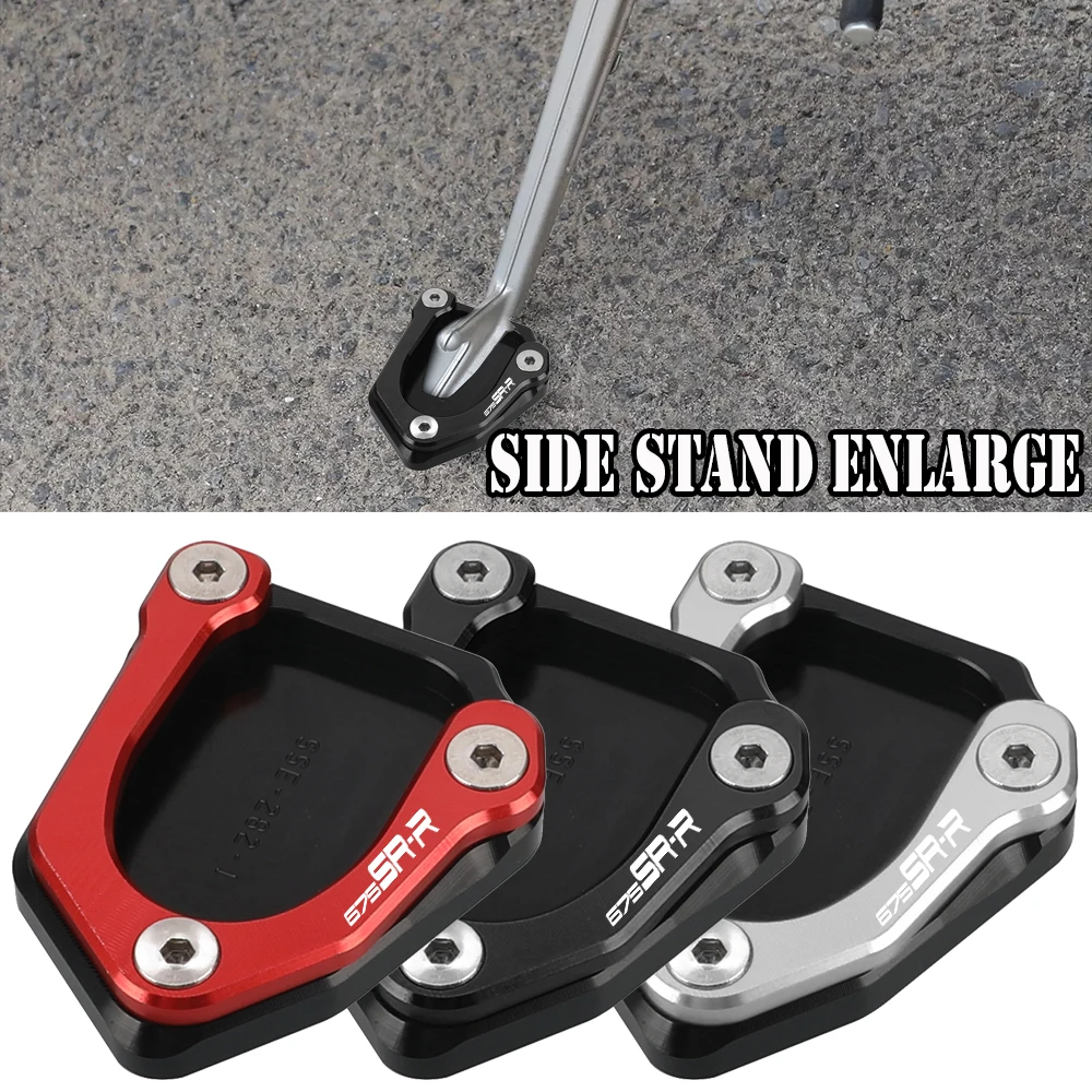 

Fit For CFMOTO 675SR 675SR-R 675NK 675 SR SRR 675 NK 2024 2025 Motorcycle CNC Kickstand Sidestand Stand Extension Enlarger Pad