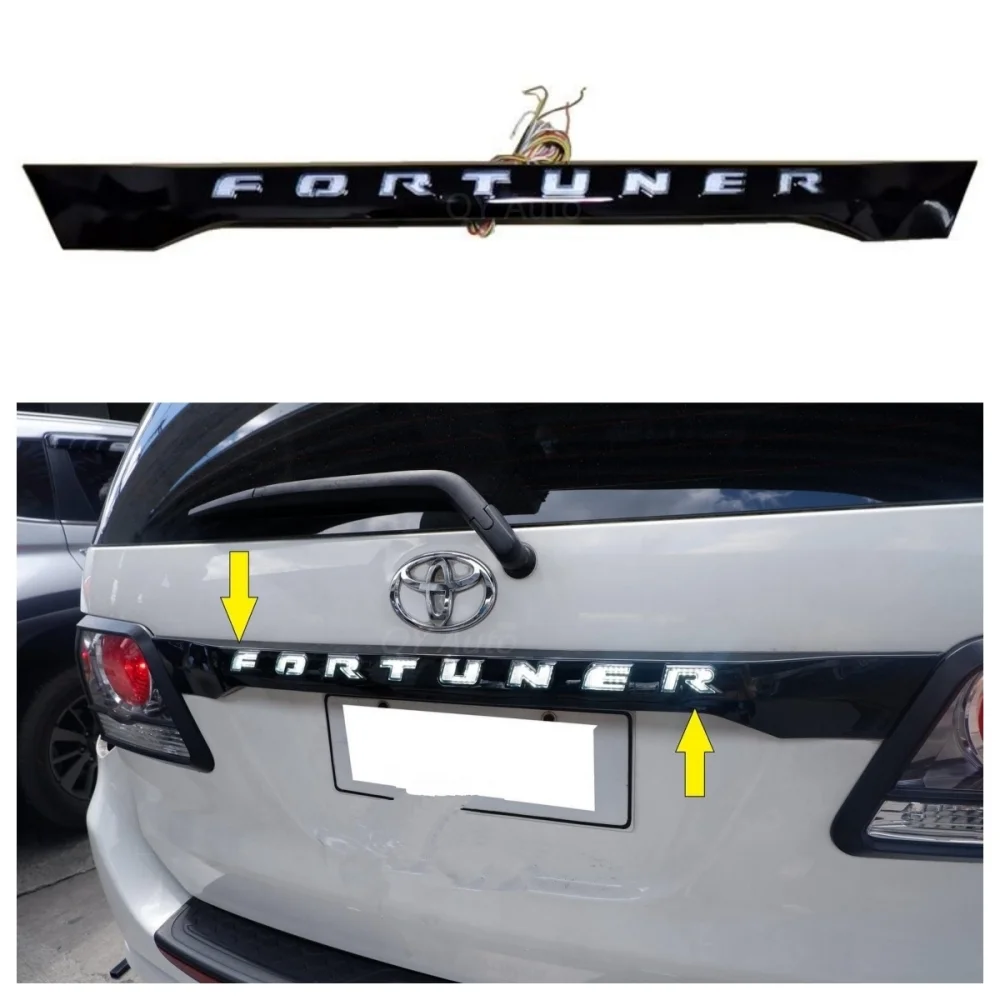 

LED Tail Lamp Through-Tail Light Led Tail Gate Strip For Fortuner 2012-2015 Body Kit With Turning Signal Light Rear Trunk Lid